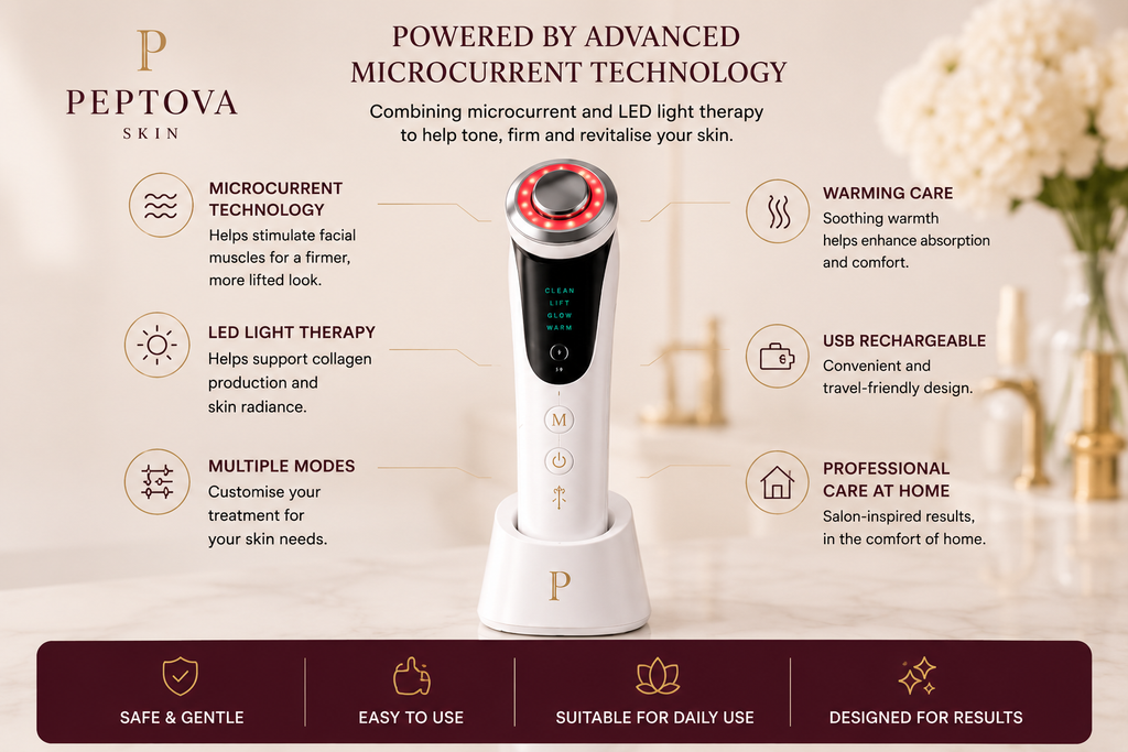 Peptova Lift Pro™ - Powered by Advanced Microcurrent Technology