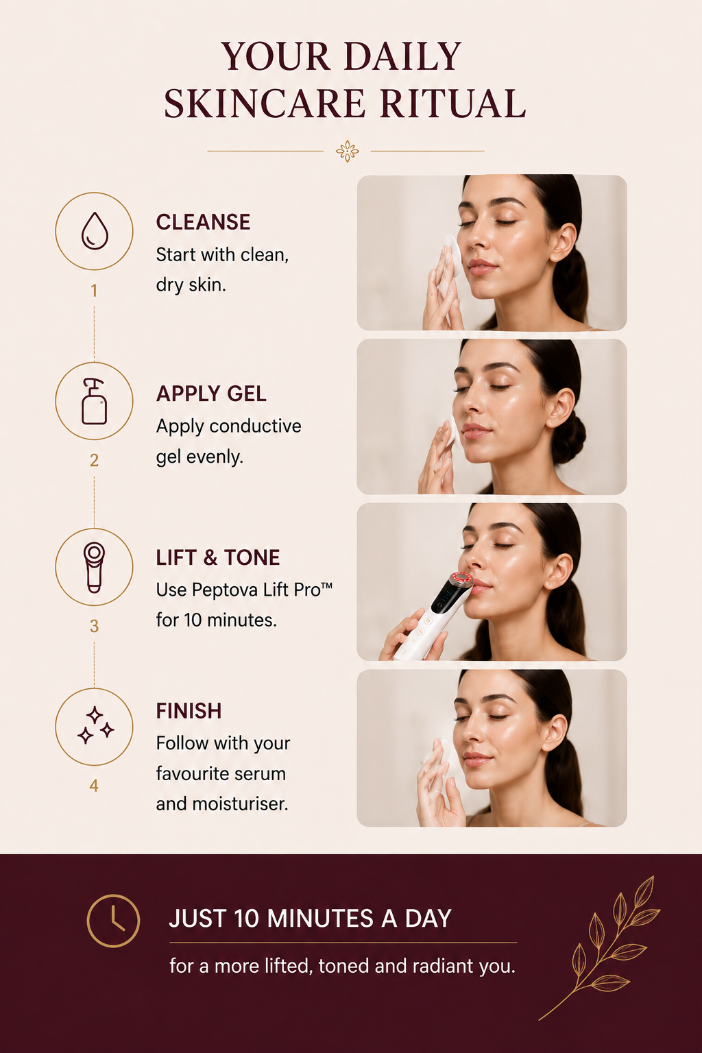 Peptova Lift Pro™ - Your Daily Skincare Ritual